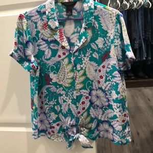 Flowered blouse